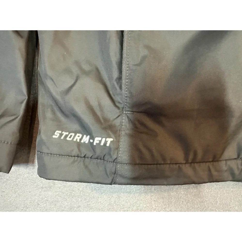 Nike Storm Fit Jacket Mens Black Golf Performance Full Zip Rain Size L